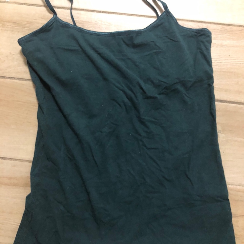 Dark green cami